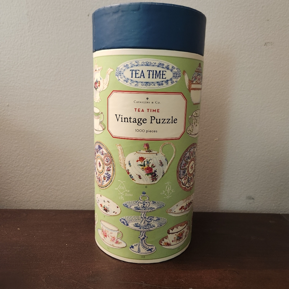 1000pc Cavallini & Co Vintage Tea Time Puzzle